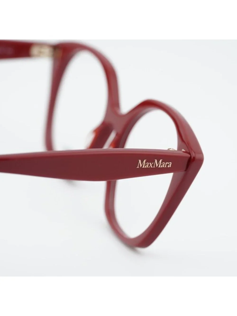 Max Mara MM5082 066 Eyeglasses Red 53mm Square Frame